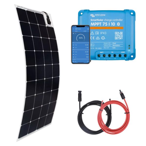 Zestaw do kampera panel elastyczny 150W z regulatorem MPPT