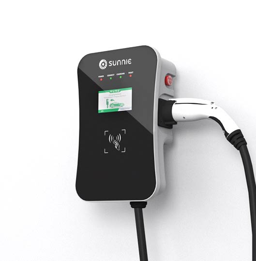 Sunnic SKB 11 kW AC – domowa ładowarka EV Type 2 z ekranem i RFID